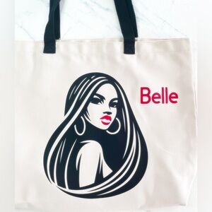 Modern Bag. Carry on Bag. For every day use. Black girl design. Handmade design